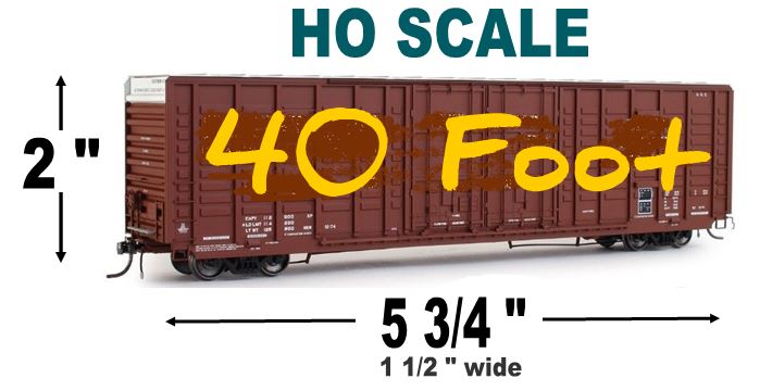 model railroad sizes