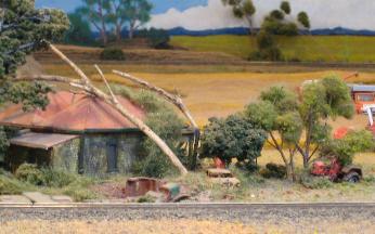 weathering and detailing structures and scenery